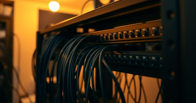 Régua de tomadas para rack: Praticidade e Organização