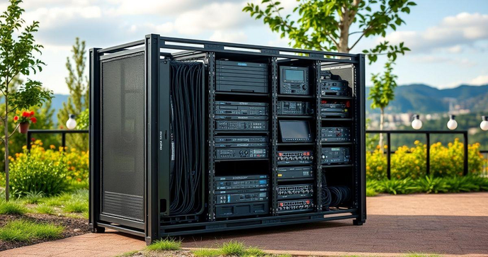 Rack Outdoor 6U: Organização e Proteção