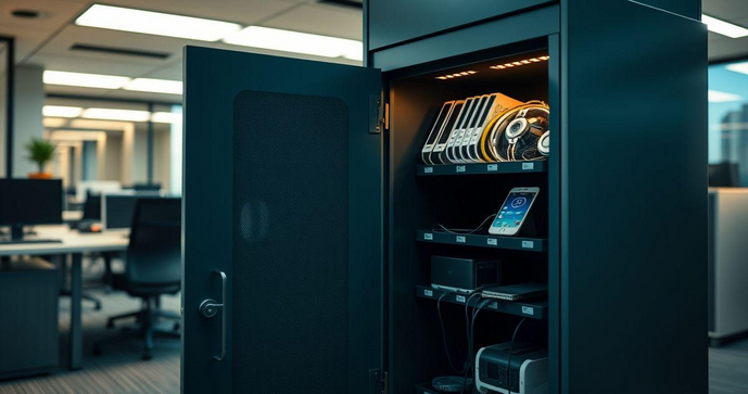 Gabinete de recarga como solução eficiente para sua empresa